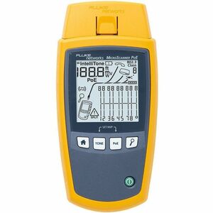 Fluke Networks MicroScanner MS-POE-IE-KIT Cable Analyzer - Locate Cable, Cable Fault Testing, Twisted Pair Cable Testing, 