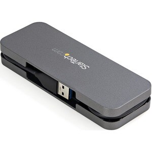 StarTech.com USB Hub - New - USB 3.2 (Gen 1) Type A - Portable - Black, Space Gray - UASP Support - 4 Total USB Port(s) - 
