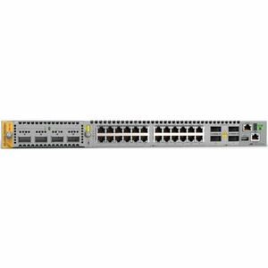 Allied Telesis x950-28XTQm Layer 3 Switch - 24 Ports - Manageable - 10 Gigabit Ethernet, 40 Gigabit Ethernet, 100 Gigabit 
