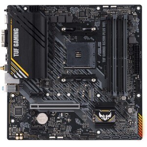 TUF GAMING A520M-PLUS WIFI Desktop Motherboard - AMD A520 Chipset - Socket AM4 - Micro ATX - Ryzen 3, Ryzen 5, Ryzen 7, Ry