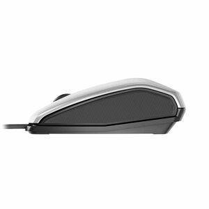 CHERRY MC 4900 Mouse - Optical - Cable - Black, Silver - USB - 1375 dpi - Scroll Wheel - 3 Button(s) - Symmetrical
