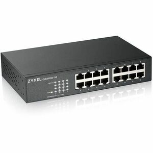 ZYXEL GS1100 GS1100-16 16 Ports Ethernet Switch - Gigabit Ethernet - 10/100/1000Base-T - 2 Layer Supported - 10 W Power Co