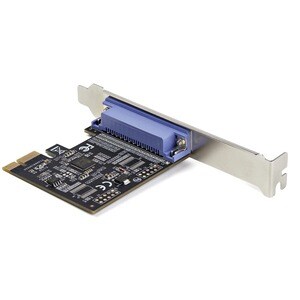 StarTech.com Tarjeta PCI Express de 1 Puerto Paralelo - Adaptador PCIe a DB25 LPT - Controlador de Expansión de PC para Im