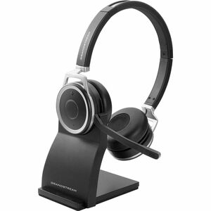 Grandstream Bluetooth Headset With Charging Base And USB Dongle - Stereo - Wireless - Bluetooth - 39.4 ft - 20 Hz to 20 kH