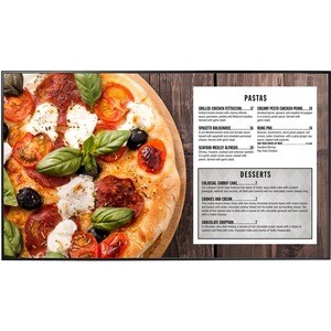 AG Neovo QM-65 1638,30 mm LCD Digital-Signage-Display - 3840 x 2160 - LED - 350 cd/m² - 2160p - USB - HDMI - Seriell - Eth