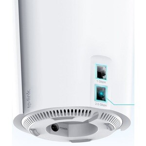 TP-Link Deco X90 Wi-Fi 6 IEEE 802.11ax Ethernet Wireless Router - Tri Band - 2.40 GHz ISM Band - 5 GHz UNII Band - 6 x Ant