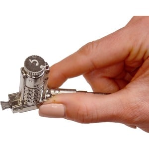 Noble Cable Lock For Notebook - TAA Compliant - 1.80 m Cable - Resettable - 4-digit - Combination Lock - Silver - PVC Coat
