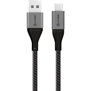 Alogic SUPER Ultra 1.50 m USB/USB-C Data Transfer Cable - 1 - Cable for Cellular Phone, Tablet, Notebook, Peripheral Devic