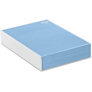 Seagate One Touch STKY1000402 1 TB Portable Hard Drive - External - Light Blue - Desktop PC, MAC Device Supported - USB 3.