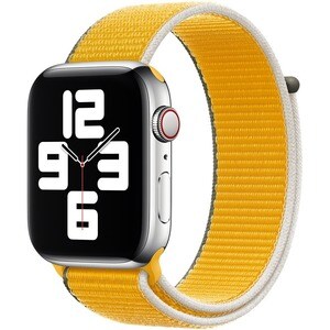Apple 44mm Sunflower Sport Loop - Adjustable - Regular - Hook & Loop Attachment - Sunflower - Woven Nylon