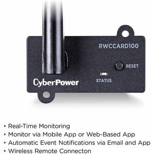 CyberPower RWCCARD100 CyberPower Wireless Cloud Monitoring Card - Black 3YR Warranty - Hardware & Accessories