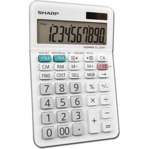 Sharp Business/Financial Calculator - Double Zero, Prior Entry Recall, Auto Power Off, Sign Change, Large Display, Currenc