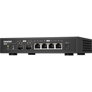 QNAP QSW-2104-2S Router - 6 Ports - 2 - 10 Gigabit Ethernet - Desktop