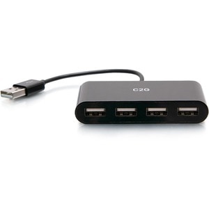 C2G 4-Port USB Hub - USB 2.0 Hub - USB Multiport Hub - 480Mbps - USB Type A - 4 USB Port(s)