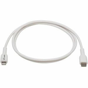 Eaton Tripp Lite Series Safe-IT USB-C to Lightning Sync/Charge Antibacterial Cable (M/M), MFi Certified, White, 2 m (6.6 f