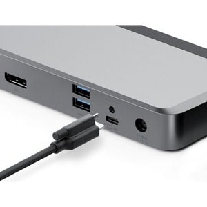 Alogic MX2 USB-C Dual Display DP Alt. Mode Docking Station - With 65W Power Delivery - for Notebook/Monitor - 100 W - USB 