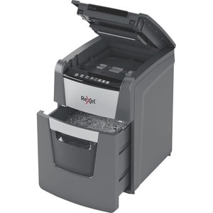 Rexel Optimum Autofeed Shredder 100x Cross Cut - Non-continuous Shredder - Cross Cut - 8 Per Pass - for shredding Paper Cl