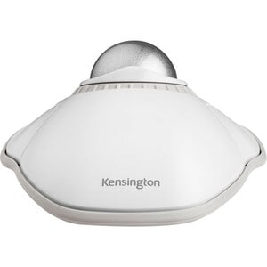 Kensington Orbit® Trackball with Scroll Ring – White, Ambidextrous, Trackball, USB Type-A, White