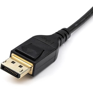 StarTech.com 6ft 2m VESA Certified Mini DisplayPort to DisplayPort 1.4 Cable, 8K 60Hz HBR3 HDR, Super UHD 4K 120Hz, mDP to