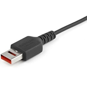StarTech.com Cable de Carga de 1m con Seguridad - Cable Adaptador USB a Micro USB de Sólo Carga con Bloqueo de Datos para 
