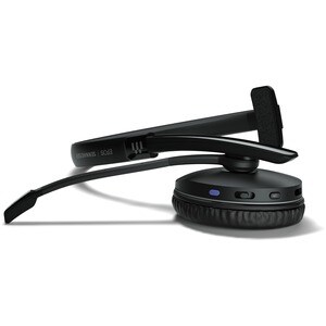 EPOS ADAPT Kabellos Auf den Ohren Mono Headset - Schwarz - Monaural - 2011,7 cm Reichweite - Bluetooth - Geräuschunterdrüc