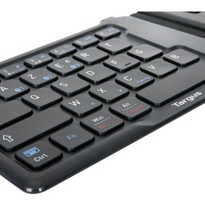 Clavier Targus AKF003FR - Sans fil Connectivité - Français - AZERTY Disposition - Noir - Bluetooth - 5,1 - 2,40 GHz - iOS,