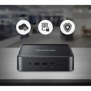 ViewSonic NMP760 Chromebox with Built-in Chrome OS, Google Play Store, Integrated Google Management Console for Education 