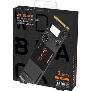 Western Digital Black SN750 WDS100T1B0E 1 TB Solid State Drive - M.2 2280 Internal - PCI Express NVMe (PCI Express NVMe 4.