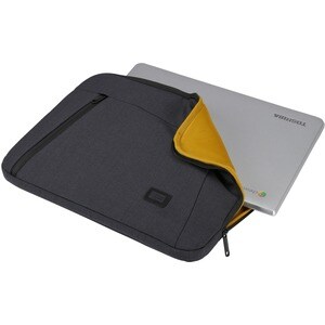 Case Logic Huxton HUXS-213 Carrying Case (Sleeve) for 13.3" Notebook, Accessories - Black - Polyester Body - 10.8" Height 