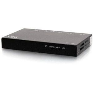 C2G HDMI Ultra-Slim HDBaseT + RS232 And IR over Cat Extender Box Receiver - 4k 60hz - 1 Output Device - 230 ft (70104 mm) 