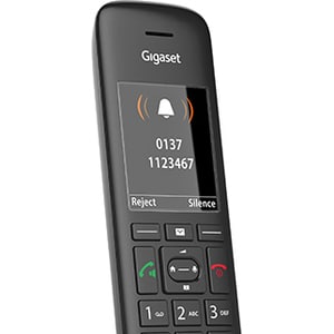 Gigaset C570HX Handset - Black - Cordless - DECT - 200 Phone Book/Directory Memory - 1 x Total Number of Phone Lines - 5.6