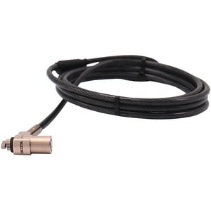 Dicota Ultraslim Cable Lock For Notebook - 2 m Cable - Patented T-bar Lock - Zinc Alloy - For Notebook