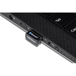 Trendnet TBW-110UB. Hostschnittstelle: USB Typ-A, Ausgangsschnittstelle: Bluetooth. Produktfarbe: Schwarz, Zweck: Laptop. 