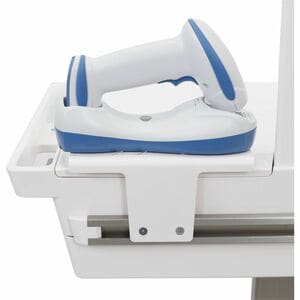 T-Slot Scanner and Printer Holder for CareFit Slim LCD Cart (White)