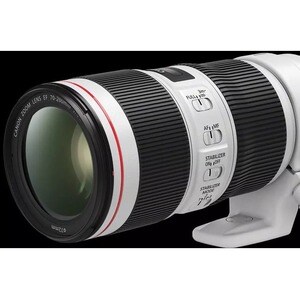 Canon - 70 mm to 200 mm - f/32 - f/4 - Telephoto Zoom Lens for Canon EF - Designed for Digital Camera - 72 mm Attachment -