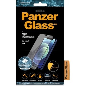 PanzerGlass Glass Screen Protector - Black - For 13.7 cm (5.4") LCD iPhone