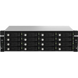 QNAP TL-R1620SDC Laufwerksgehäuse 12Gb/s SAS, SATA/600 - Mini-SAS HD Host-Schnittstelle - 3U Rackmount - Hot-Swapping-fähi