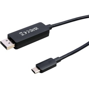 V7 V7USBCDP14-2M 2 m DisplayPort/USB-C AV-Kabel für Audio-/Video-Gerät, Monitor, Desktop-Computer, Notebook, Tablet - Erst