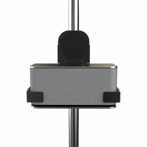 CTA Digital Magnetic Speaker Holder for PAD-PARAW and Mobile Floor Stands (Black) - 3.8" Height x 8.3" Width x 4.5" Depth 
