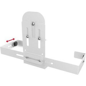 CTA Digital Magnetic Speaker Holder for PAD-PARAW and Mobile Floor Stands (White) - 3.8" Height x 8.3" Width x 4.5" Depth 