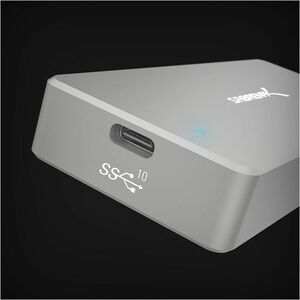 Sabrent EC-WPTF Drive Enclosure PCI Express NVMe, M.2, SATA - USB 3.2 (Gen 1) Type C Host Interface - Gray - 1 x SSD Suppo