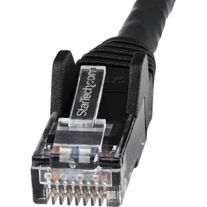 StarTech.com 10m CAT6 Ethernet Cable, LSZH (Low Smoke Zero Halogen), 10 GbE Snagless 100W PoE UTP RJ45 Black CAT 6 Network