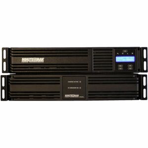 Minuteman EXR1500RT2UNC 1500VA Rack/Tower UPS - 2U Rack/Tower, Wall Mountable - 3.70 Minute Stand-by - 120 V AC Input - 12