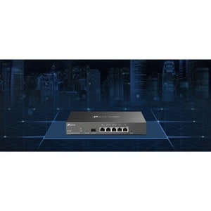Routeur sans fil TP-Link Omada ER7206 - Ethernet - 4 x Port réseau - 1 x Port Broadbandband - Gigabit Ethernet - VPN compa
