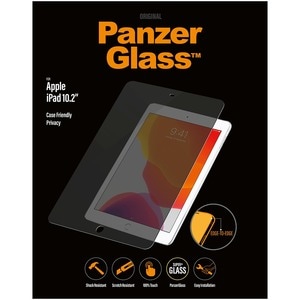 PanzerGlass Original Tempered Glass, Silicone Anti-glare Privacy Screen Protector - For 25.9 cm (10.2") LCD iPad - Fingerp