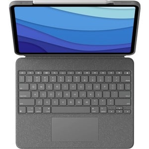 Logitech Combo Touch Keyboard/Cover Case (Folio) for 32.8 cm (12.9") Apple, Logitech iPad Pro (5th Generation) Tablet - Ox