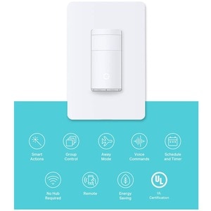 TP-Link Kasa Smart KS200M - Kasa Smart Wi-Fi Light Switch, Motion-Activated - Light Control - Alexa, Google Assistant, Sma