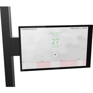 Crestron TSW-770/1070-MUMK-B Mullion Mount for Collaboration Display, Lighting Bar - Black - Aluminium