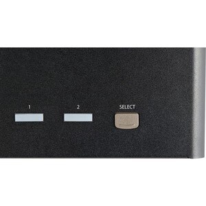 StarTech.com 2 Port Triple Monitor DisplayPort KVM Switch 4K 60Hz UHD HDR, DP 1.2 KVM Switch, 2-Pt USB 3.0 Hub, 4x USB HID