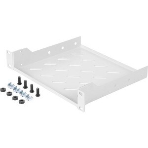 Digitus DN-10-TRAY-2 1U Rackmount Rack-Regal für Networking, Server200 mm Rack Depth - Hellgrau - Stahl - 25 kg Maximale G